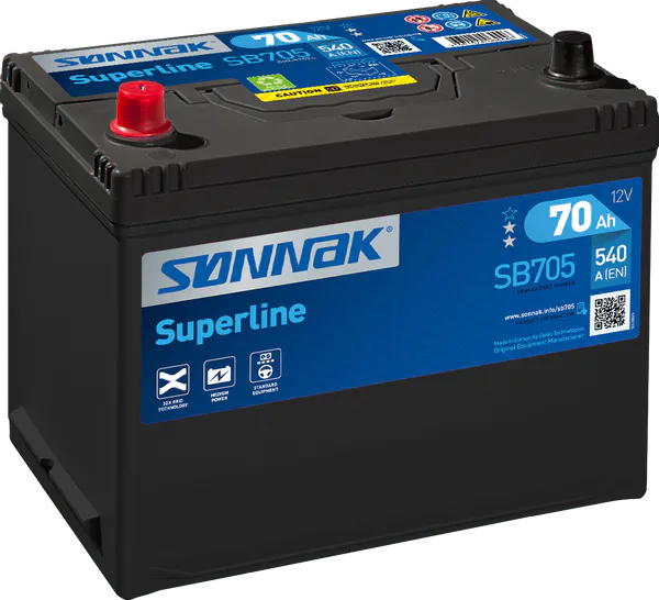 Hovedbilde Sønnak Superline SB705. 70Ah. ...