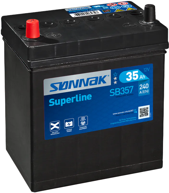 Sønnak Superline SB357 35Ah Kaldstart 240 EN  CCA