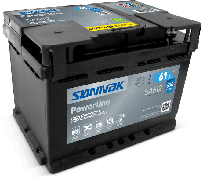 Hovedbilde Sønnak Powerline SA612 61Ah