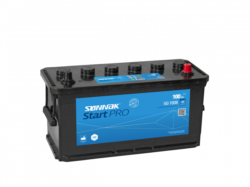 Sønnak StartPRO SG1008 100Ah Kaldstartstrøm 680 EN CCA
