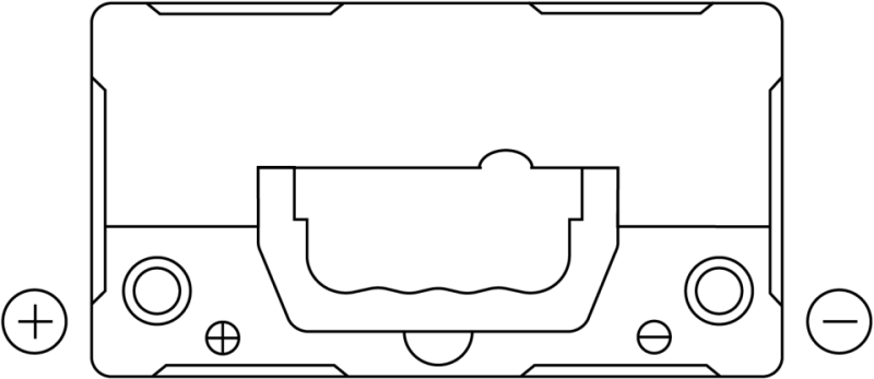 Sønnak AGM SK457  45Ah Kaldstartstrøm 380 EN/CCA.